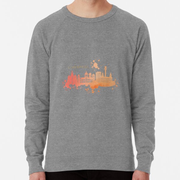 Liverpool Skyline Watercolors Sweatshirt