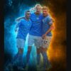 ERLING HAALAND KEVIN DE BRUYNE PHIL FODEN T-shirt