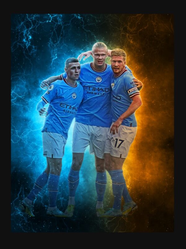 ERLING HAALAND KEVIN DE BRUYNE PHIL FODEN T-shirt