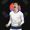 Son Heung Min Sticker T-shirt